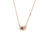 Κολιέ μάτι με σταυρό .